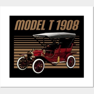 Ford Model T 1908 Awesome Automobile Posters and Art